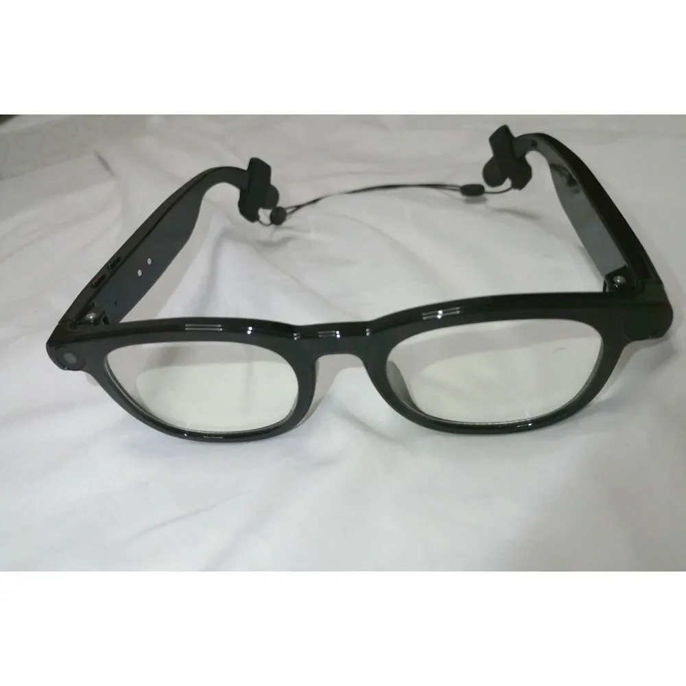 AI Smart Glasses w Camera 1080P Video Translation Bluetooth Clear + Sun Lenses